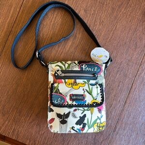 Sakroots NWT Peace Artist Circle Crossbody bag NEW